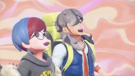 ポケモンSVのペパーとボタンが餅食わされるシーンのサムネイル画像