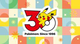 ポケモン30周年特設サイトがオープン。ドット絵風なピカチュウやピカピカ目を輝かせるピカチュウなどグッズ情報も掲載のサムネイル画像