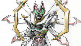 【絵】「仮面ライダー × ポケモンフォーム」描いていくのサムネイル画像