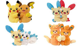 【ポケモン】「ほっぺすりすり」グッズが発売！のサムネイル画像