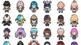 ポケモンZAのキャラを「BW2風ドット絵」にするのサムネイル画像
