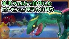 「”羊毛フェルト”で自作したポケモンしか使えない縛りプレイ」がすごいｗｗのサムネイル画像